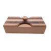 Wooden Tea & Snack Box Organizer with Rotating Lid Perfect for Decorative & Practical (2)