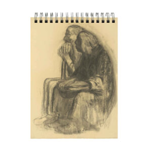 40-Page Sketchbook – Master the Sitting Human Figure with Keth Klovitz Style