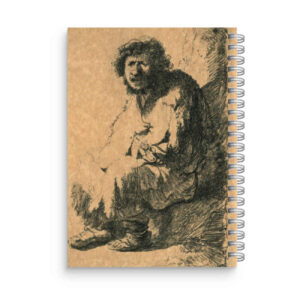 90-Page Rembrandt Design Sketchbook – Crafted for Artists Who Appreciate Timeless Art