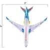 Airbus A390 Light-Up Toy Aircraft – Moves Forward with Auto Direction Change & Engine Noises (7)