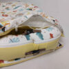Baby Anti-Roll Nest – Animal Design & Organic Cotton - Full Set with Pillow (4)