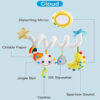 Baby Crib Mobile – Stimulate & Soothe Your Baby with Cloud & Moon Design (5)