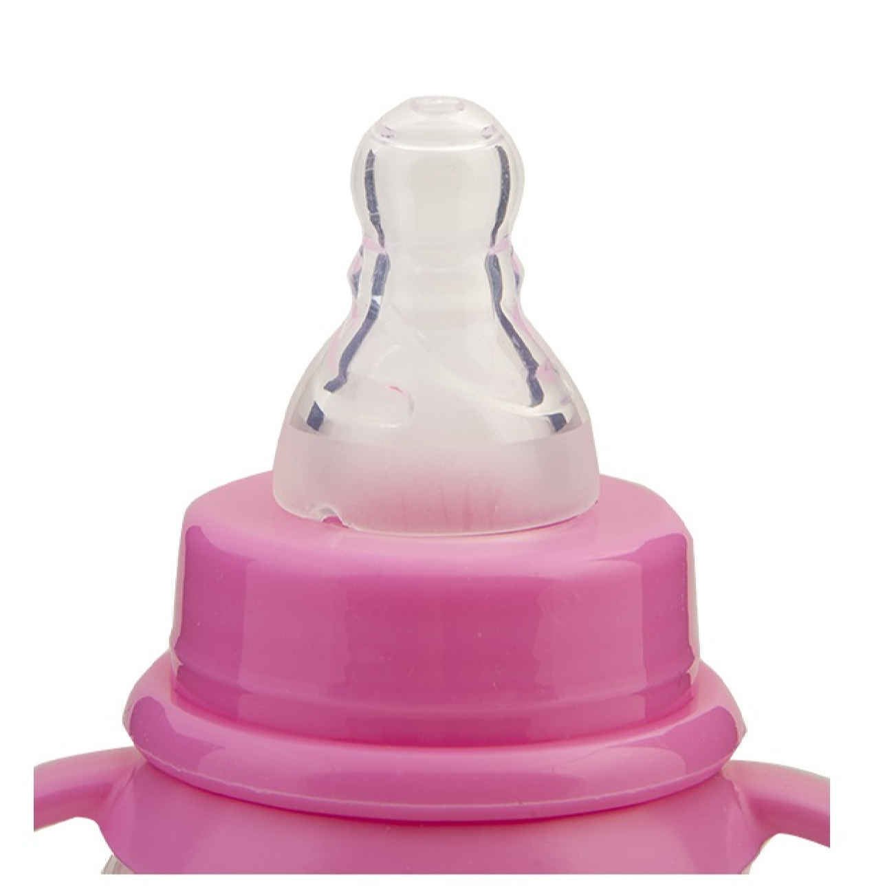 Baby Land Baby Feeding Bottle – Dual Handle & BPA-Free & Soft Silicone – 240ml