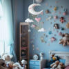 Baby Mobile – Perfect Nursery Decor for Infants with Elephant & Moon Design (4)