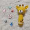 Charming Knitted Giraffe Baby Rattle – Safe, Soft & Cuddly Perfect for Infants (2)
