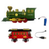 Classic Smoke Train Play set for Kids – 17-Piece Rechargeable Electric Train with Track Builder (4)