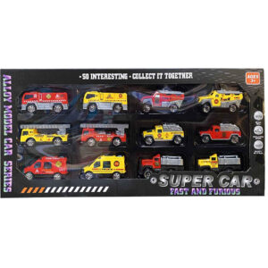 Hama Police Multi-Level Parking Garage Playset – Toy Car Kit with Police Vehicles