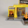 Construction Vehicle Parking Playset – Building Site Toy Kit with Plastic Construction Trucks (3)