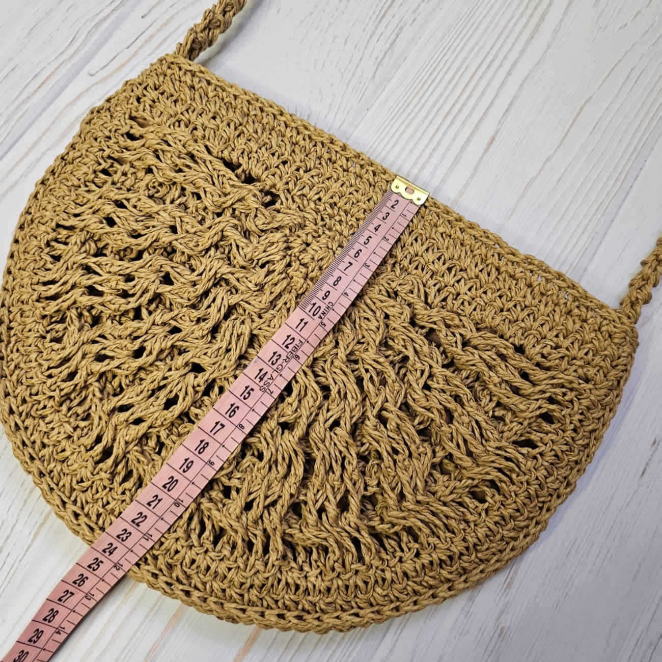 Handwoven Oversized Raffia Beach Bag – Olive Minimalist Tote