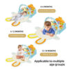 Cute Rabbit Themed Baby Mat for Play Sleep and Development (1)