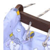 Danini Classic Wooden Baby Cradle – Portable Foldable Rocker for Newborn Comfort (2)