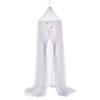 Decorative Bed Canopy – Simple and Beautiful Net Design with Pom-Pom Touches (1)