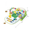 Dinosaur Play Mat with Umbrella Arch – Interactive Baby Activity Gym (2)