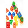 Educational Wooden Toy – Montessori Colorful Shapes Suitable for Kids (6)