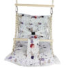 Ergonomic Baby Hammock Swing – Breathable Fabric with Wooden Frame (5)