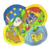 Farm-Themed Baby Play Mat – Soft Washable Activity Mat with Hanging Toys & Music (4)