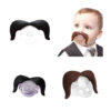 Funny Mustache Orthodontic Pacifier – Safe Silicone Comfort with a Playful Twist (1)