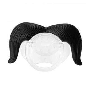 Funny Mustache Orthodontic Pacifier – Safe Silicone Comfort with a Playful Twist