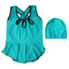 Girls’ Blue Dress with Matching Hat – Stylish Comfort in Size M (2)