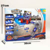Hama Police Multi-Level Parking Garage Playset – Toy Car Kit with Police Vehicles (2)