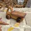 Handcrafted Solid Cherry Wood Truck Toy – Durable & Safe for Toddlers (3)