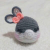 Handmade Crochet Keychain – Bunny Design Accessory for Keys and Bags (3)