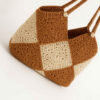 Handmade Crochet Raffia Summer Bag – Spacious Beach Shoulder Tote with Leather-Look Handles (Copy) (2)