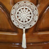 Handmade Knitted Wall Hanging – Dream Catcher Style for Home Decor (3)