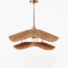 Handwoven Tulip Raffia Pendant Light – Elegant Boho Lamp for Home & Café Décor