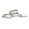 Honda CB Motorcycle Side Mirrors – Easy Install & High-Quality in Silver, Pack of 2 (1)