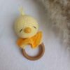 Knitted Baby Rattle - Lightweight, Perfect for Tiny Hands to Grasp & Shake (1)