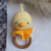 Knitted Baby Rattle - Lightweight, Perfect for Tiny Hands to Grasp & Shake (3)