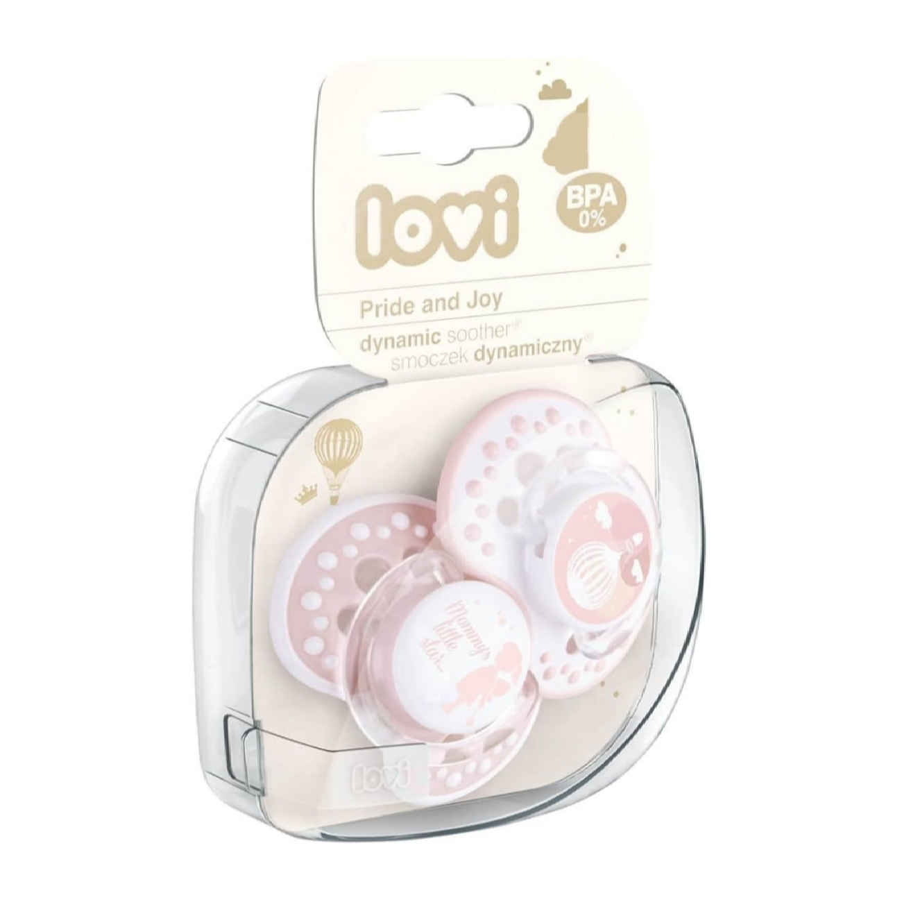 Lavi Orthodontic Pacifiers – Pride and Joy Model – Experience Comfort and Care with (2 Pack)