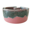 Modern Ceramic Ashtray for Indoor & Outdoor Use in Pink (8)