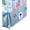 Multi Use Baby Play Mat with Rabbit and Zebra Print (5)