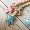 Natural Wooden Pacifier Chain – Safe & Stylish Baby Accessory (4)
