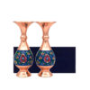 Pardaz Decorative Copper Vase – Stunning Handcrafted Piece with Persian Minakari Enamel, Set of 2 (2)