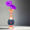 Pardaz Decorative Copper Vase – Stunning Handcrafted Piece with Persian Minakari Enamel, Set of 2 (5)