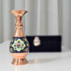 Pardaz Decorative Copper Vase – Unique Handcrafted with Persian Minakari Enamel (4)