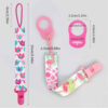 Pico Clip Baby Pacifier Strap – Safe, Durable & Easy to Attach Pack of 8 (4)