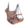 Pink Baby Swing with Colorful Teddy Bear Print – Safe & Soothing & Adorable for Infants (1)