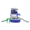 Police Suitcase Parking Playset 8-Piece– Includes 2 Die-Cast Police Cars & Rescue Helicopter (6)