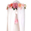Princess Bed Canopy – Soft Sheer Fabric Creating a Cozy and Elegant Space (2)