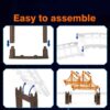 Race Track Toy Set with Cars – Perfect for Kids Who Love Speed, Two-Level Rail Model (6)