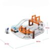Race Track Toy Set with Cars – Perfect for Kids Who Love Speed, Two-Level Rail Model (7)