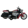 Scale Red Die-Cast Pull-Back Motorcycle Toy with Lights & Sound -116 (1)