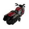 Scale Red Die-Cast Pull-Back Motorcycle Toy with Lights & Sound -116 (3)