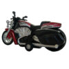 Scale Red Die-Cast Pull-Back Motorcycle Toy with Lights & Sound -116 (5)
