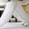 Sky Bed Canopy – Lightweight Chiffon Sheer Fabric for a Calm and Charming Bedroom