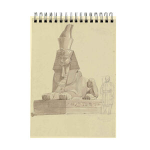 Sphinx Design Sketchbook for Artists Inspired by Ancient Egypt – 60 Page